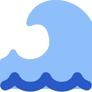 Tidal Wave Icon from Core Flat - Free Set