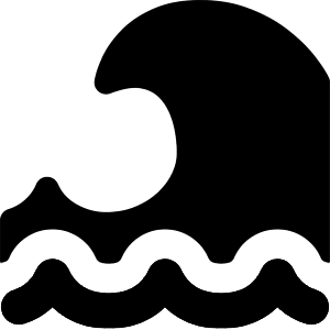 Tidal Wave Icon from Core Solid - Free Set