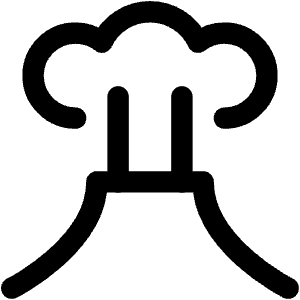 Volcano Icon from Core Line - Free Set