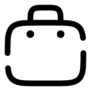 Suitcase Icon from Solar Broken Set