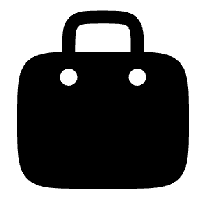 Suitcase Icon from Solar Bold Set