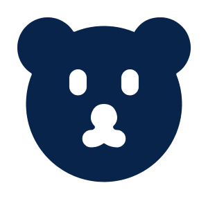 Bear Fill Icon from Mingcute Fill Set