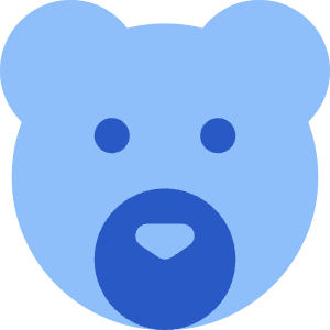 Bear Icon from Core Flat Set