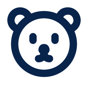 Bear Line Icon from Mingcute Line Set