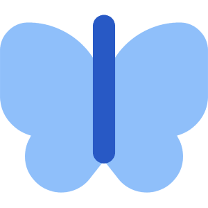 Butterfly Icon from Core Flat Set
