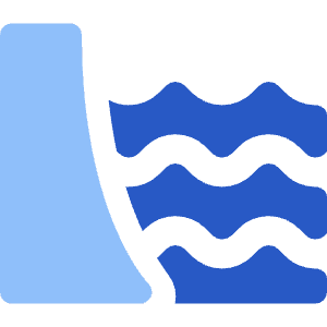 Dam Icon from Core Flat Set