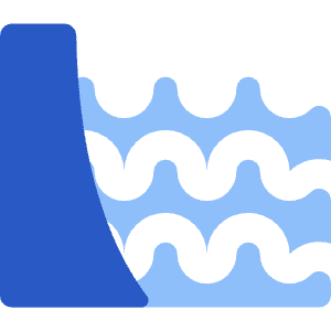 Dam Icon from Core Flat Set