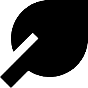 Leaf Icon from Block – Free Set