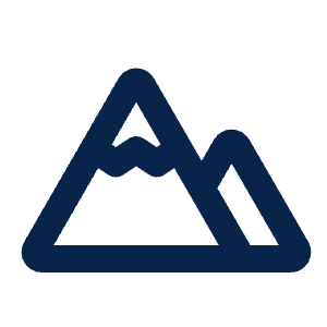 Mountain 2 Line Icon from Mingcute Line Set