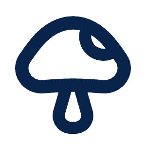 Mushroom Line Icon from Mingcute Line Set