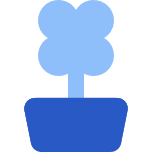 Potted Flower Icon from Core Flat Set