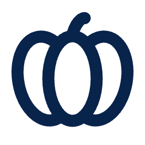 Pumpkin Line Icon from Mingcute Line Set