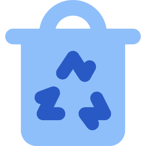 Recycle Bin Icon from Core Flat Set