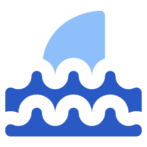 Shark Icon from Core Flat Set