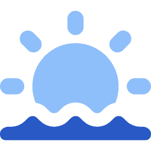Sunset Icon from Core Flat Set