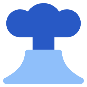 Volcano Icon from Core Flat Set