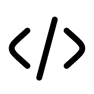 Code Icon from Solar Bold Set