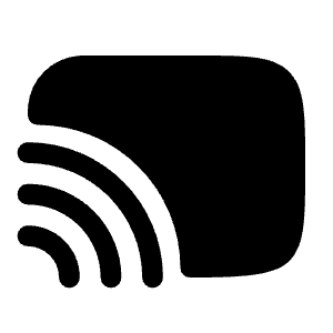 Screencast Icon from Solar Bold Set