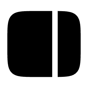 Sidebar Minimalistic Icon from Solar Bold Set