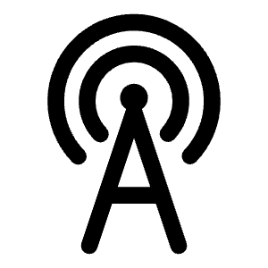 Station Minimalistic Icon from Solar Bold Set