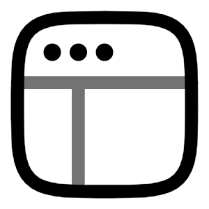 Window Frame Icon from Solar Line Duotone Set