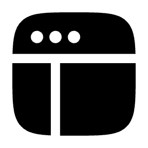 Window Frame Icon from Solar Bold Set