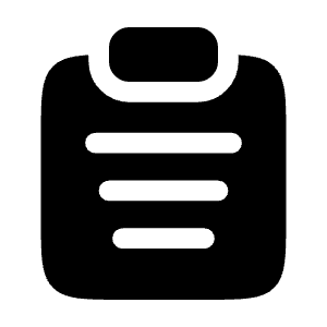 Clipboard Icon from Solar Bold Set