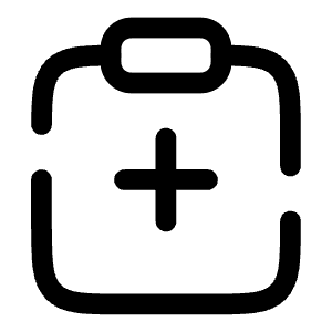Clipboard Add Icon from Solar Broken Set