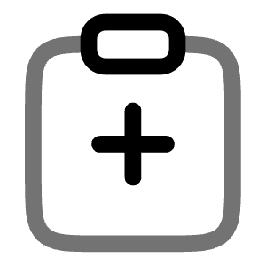 Clipboard Add Icon from Solar Line Duotone Set