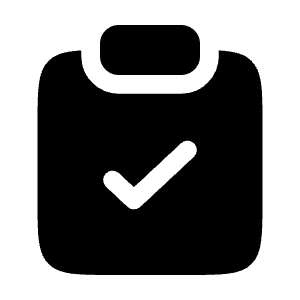 Clipboard Check Icon from Solar Bold Set