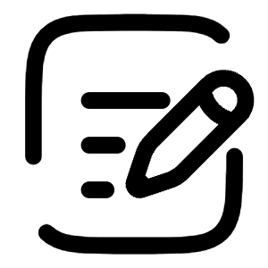 Document Add Icon from Solar Broken Set