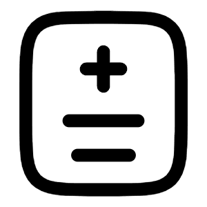 Document Medicine Icon from Solar Linear Set