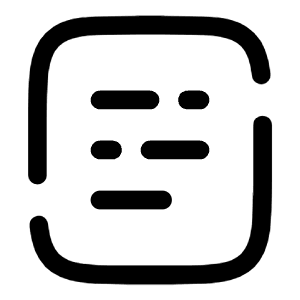 Document Text Icon from Solar Broken Set