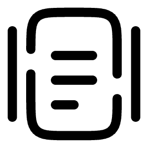 Documents Minimalistic Icon from Solar Broken Set