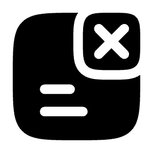 Notification Lines Remove Icon from Solar Bold Set