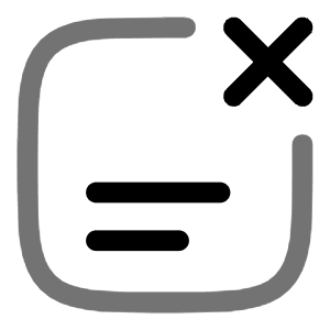 Notification Lines Remove Icon from Solar Line Duotone Set