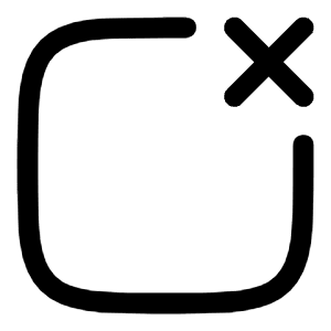 Notification Remove Icon from Solar Linear Set