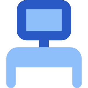 Workspace Desk Icon from Core Flat Set