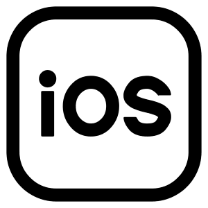 Apple Ios Logo 1 Icon from Logos Solid - Free Set