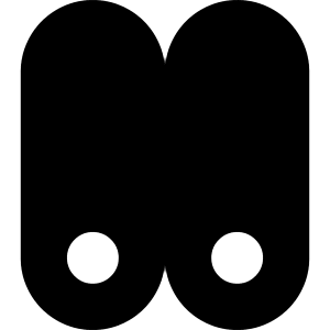 Binoculars Icon from Block – Free Set