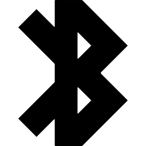 Bluetooth Icon from Block – Free Set