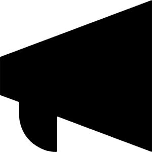 Megaphone Icon from Block – Free Set