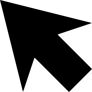 Mouse Pointer Icon from Block – Free Set