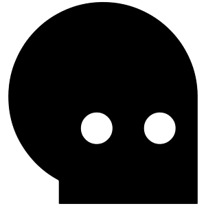 Skull Icon from Block – Free Set