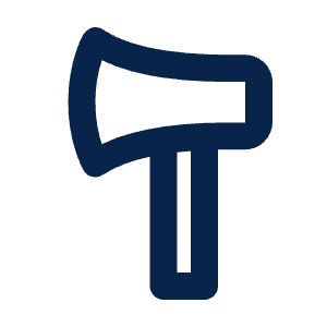 Axe Line Icon from Mingcute Line Set