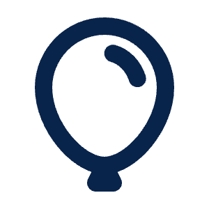 Balloon 2 Line Icon from Mingcute Line Set