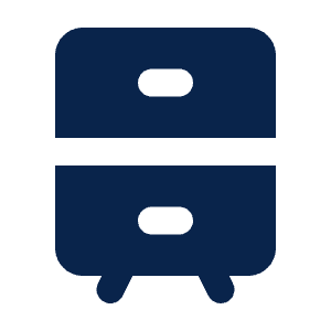 Drawer 2 Fill Icon from Mingcute Fill Set