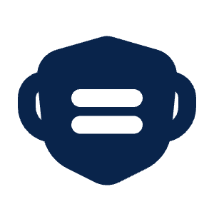 Face Mask Fill Icon from Mingcute Fill Set