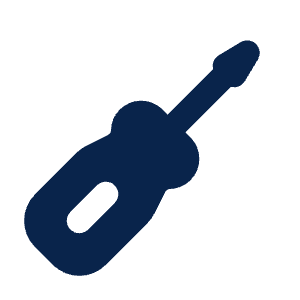 Screwdriver Fill Icon from Mingcute Fill Set