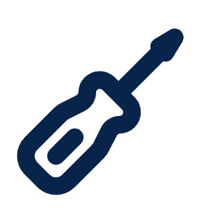 Screwdriver Line Icon from Mingcute Line Set